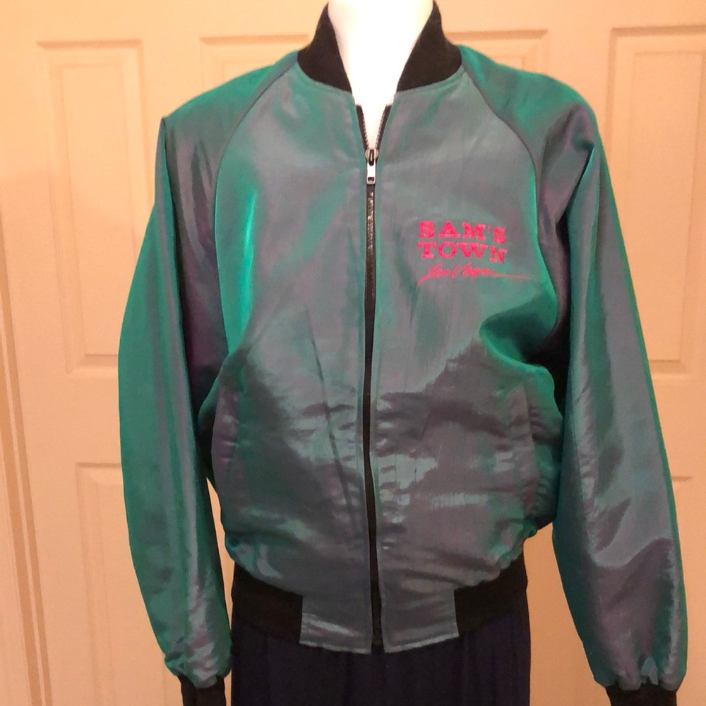 Sam's Town Green Bomber Jacket